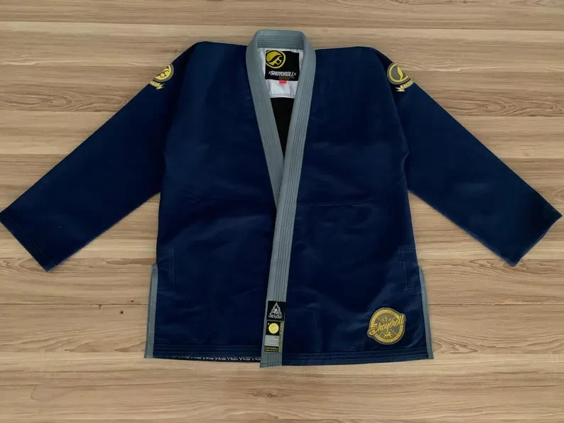 Shoyoroll BJJ Gi Batch 33 7th Son V2 Navy Blue 450 GSM Jiu-Jitsu Suit With Bag