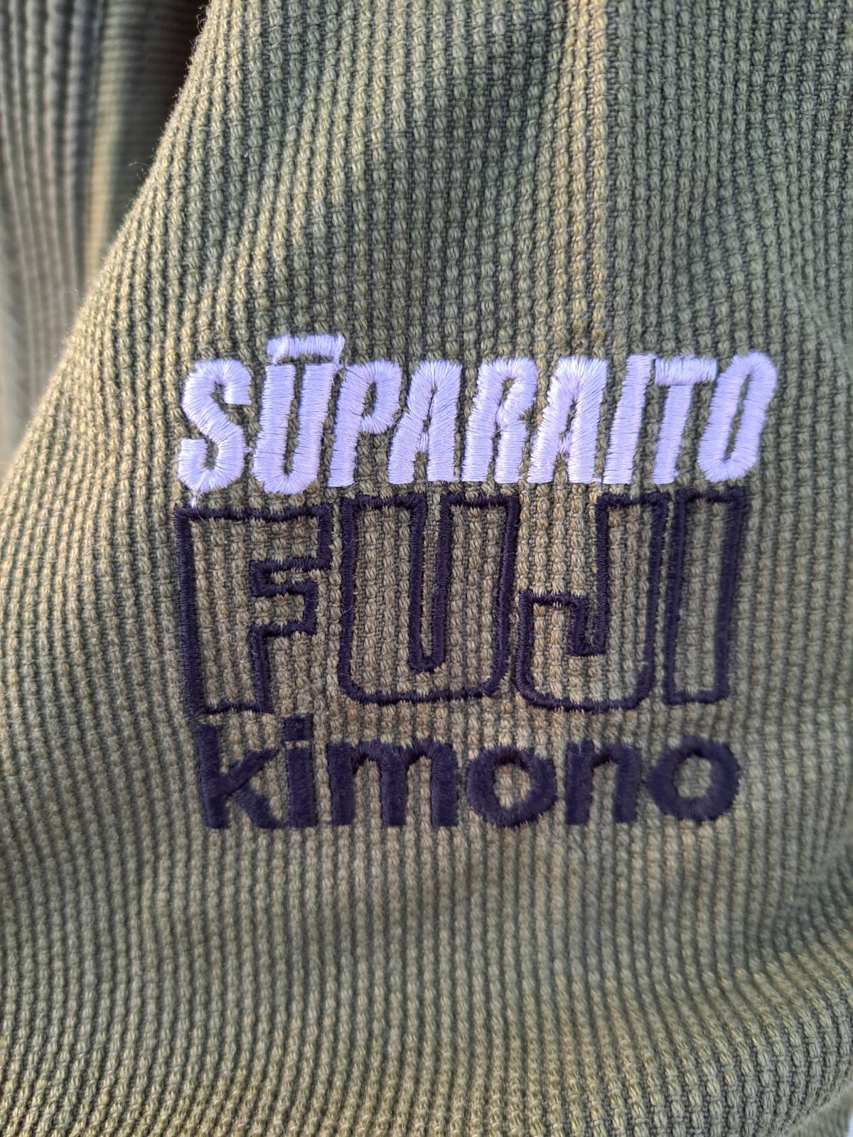 FUJI Suparaito BJJ GI, Martial Arts Uniform Brazilian Jiu Jitsu Gi Size A2L