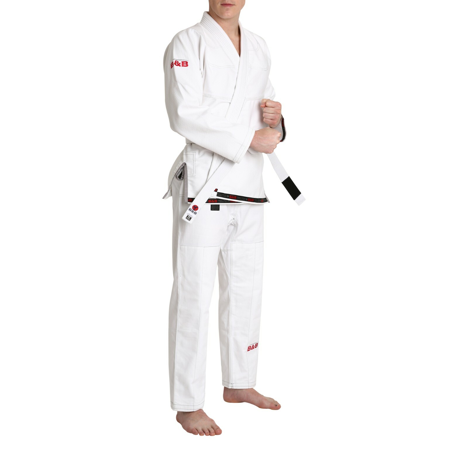 Jiu Jitsu Gi Professional Competition White 100% Cotton Pre-Shrink  BJJ SIZE-A4