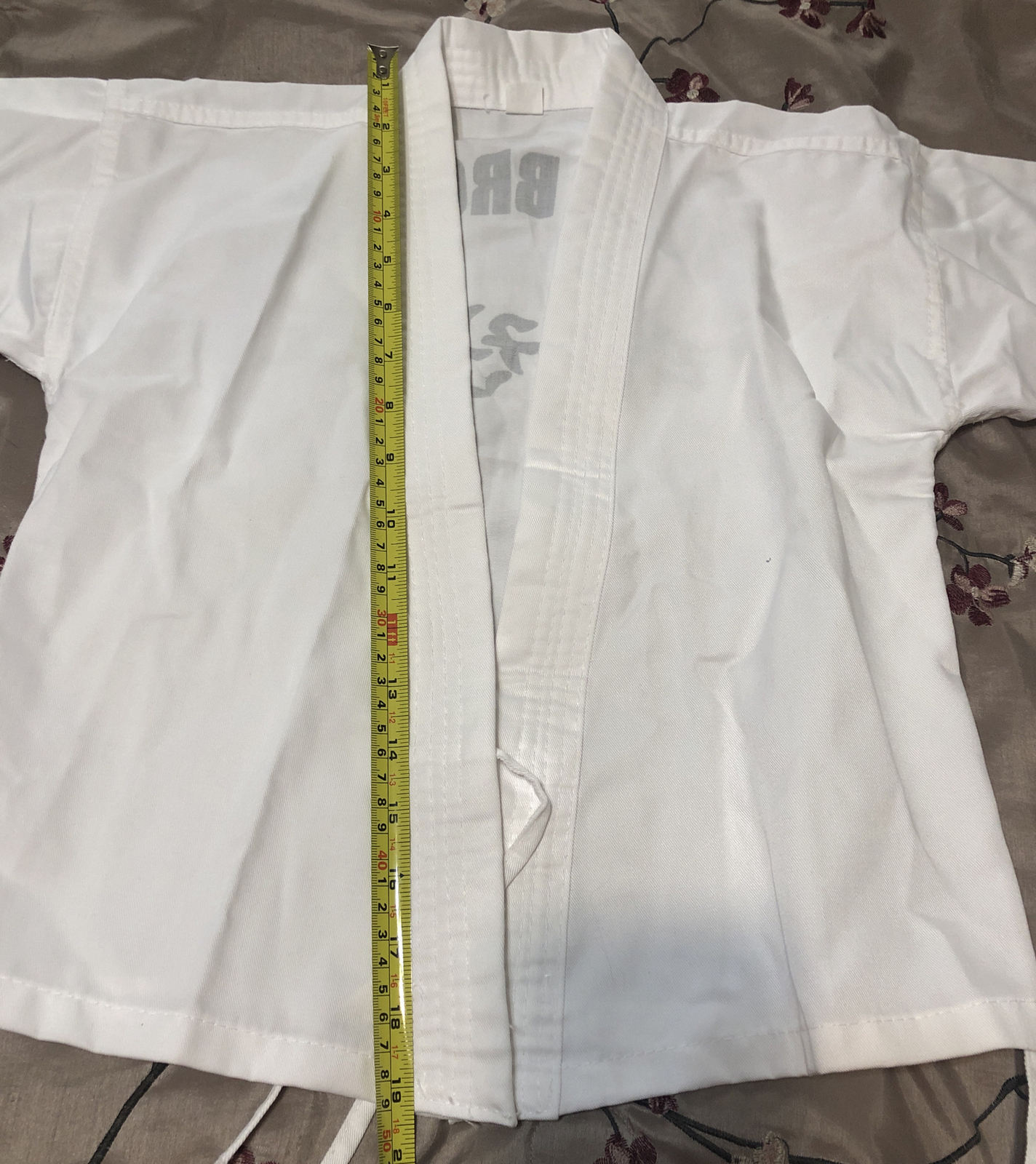 Karate Martial Arts Uniform Size 0000 Child Youth -Tunic Pants Belt White New