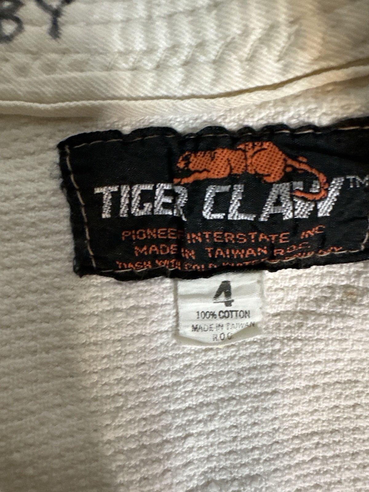 Wally Jay Small-Circle Jujitsu Gi Class Handout AJJF Bag Belts Tiger Claw Sz 4