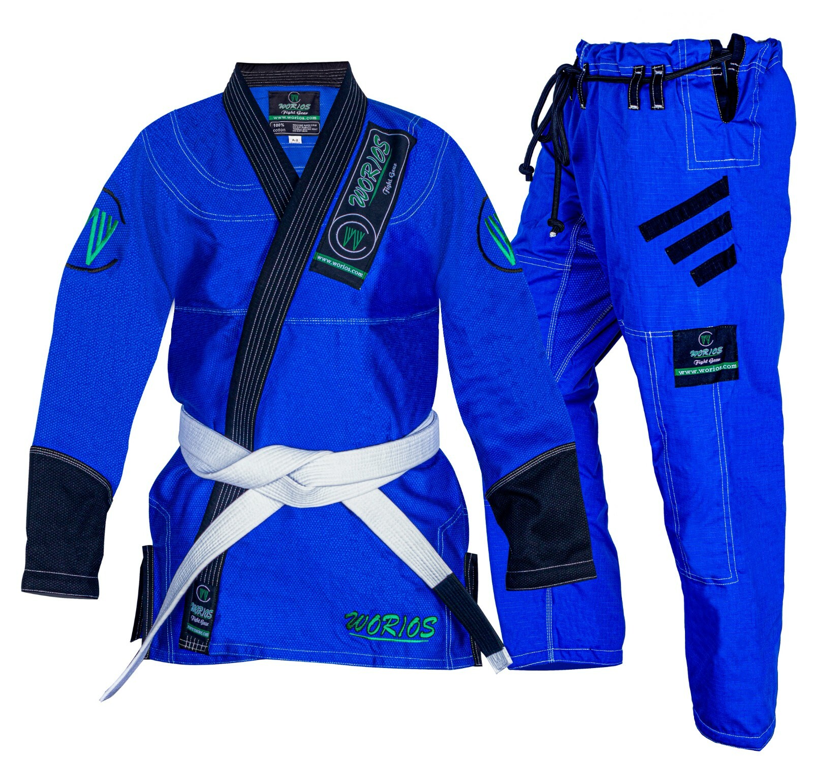 Brazilian Jiu Jitsu Gi For Men Blue/Black BJJ Gi New with tags