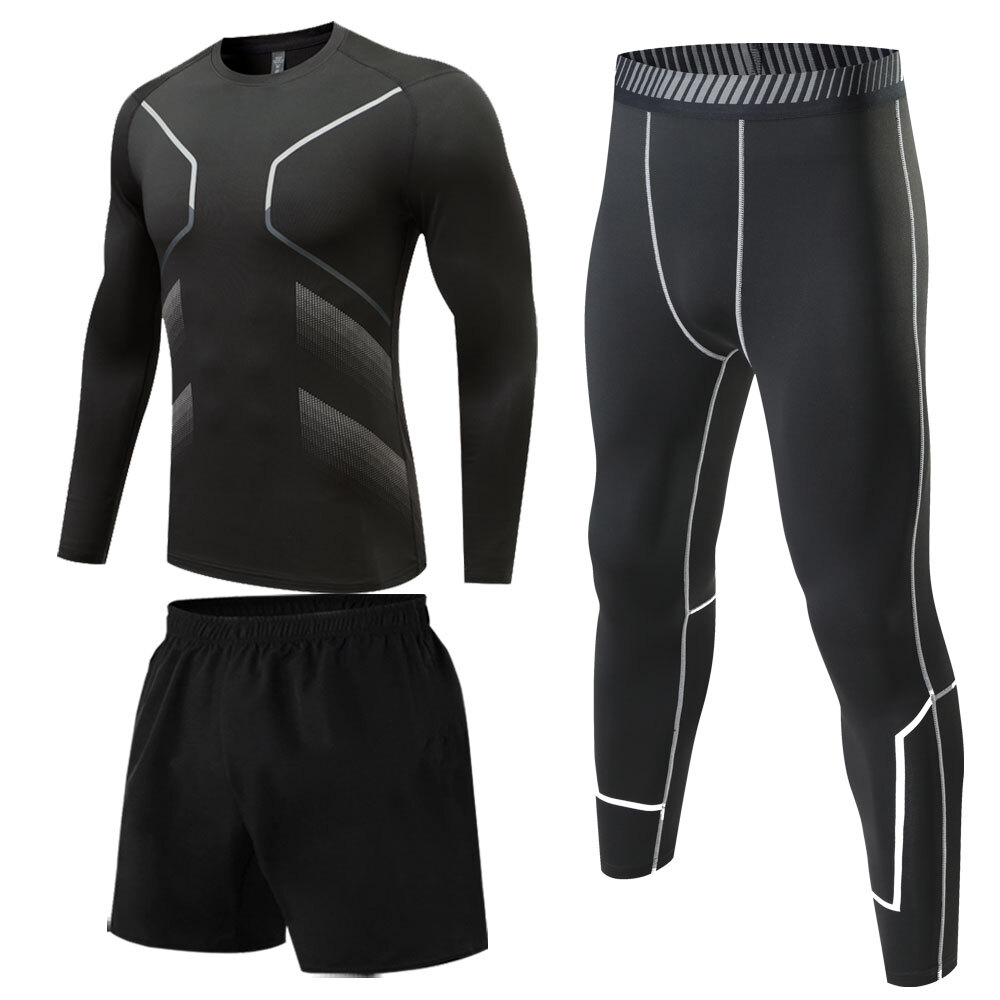Kids & Men’s Brazilian Jiu Jitsu Rash Guard Spats Compression Pants For BJJ MMA