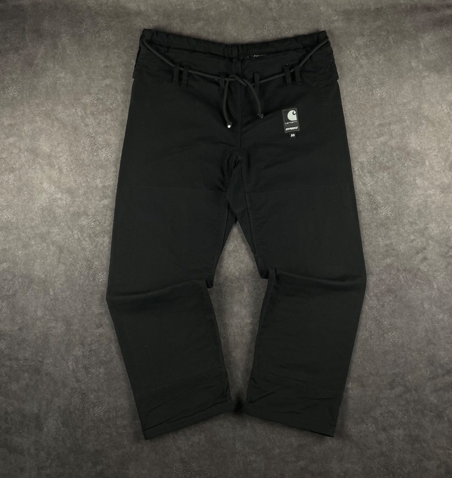 RARE Carhartt WIP x Hyperfly Collaboration Jiu Jitsu Pants Size A0 Black GI BJJ