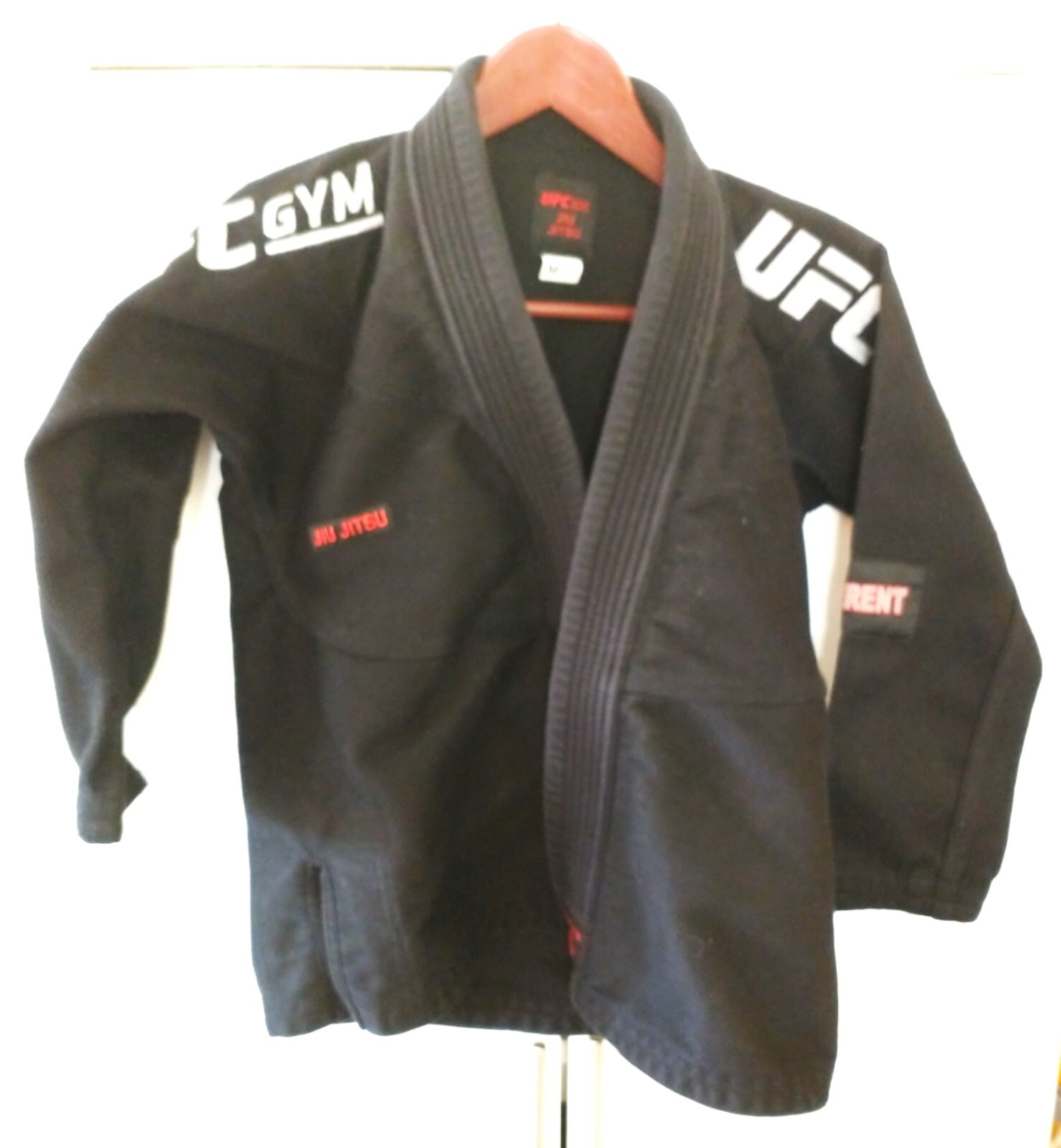 UFC Gym Logo Embroidered Heavyweight Jiu Jitsu/MMA Gi Top Youth Size M1