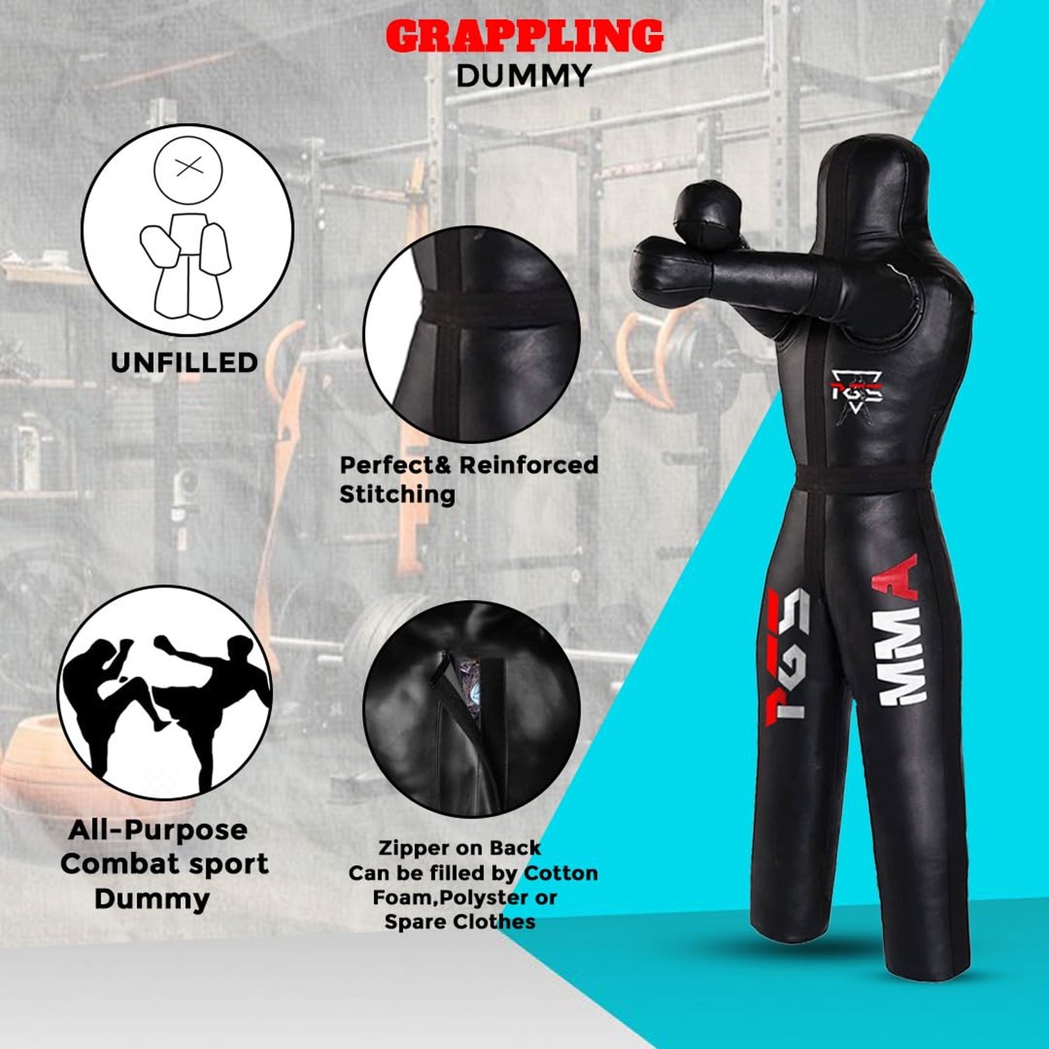 PGS – Heavy-Duty Grappling Dummy for Martial Arts Training — Jiu Jitsu/BJJ