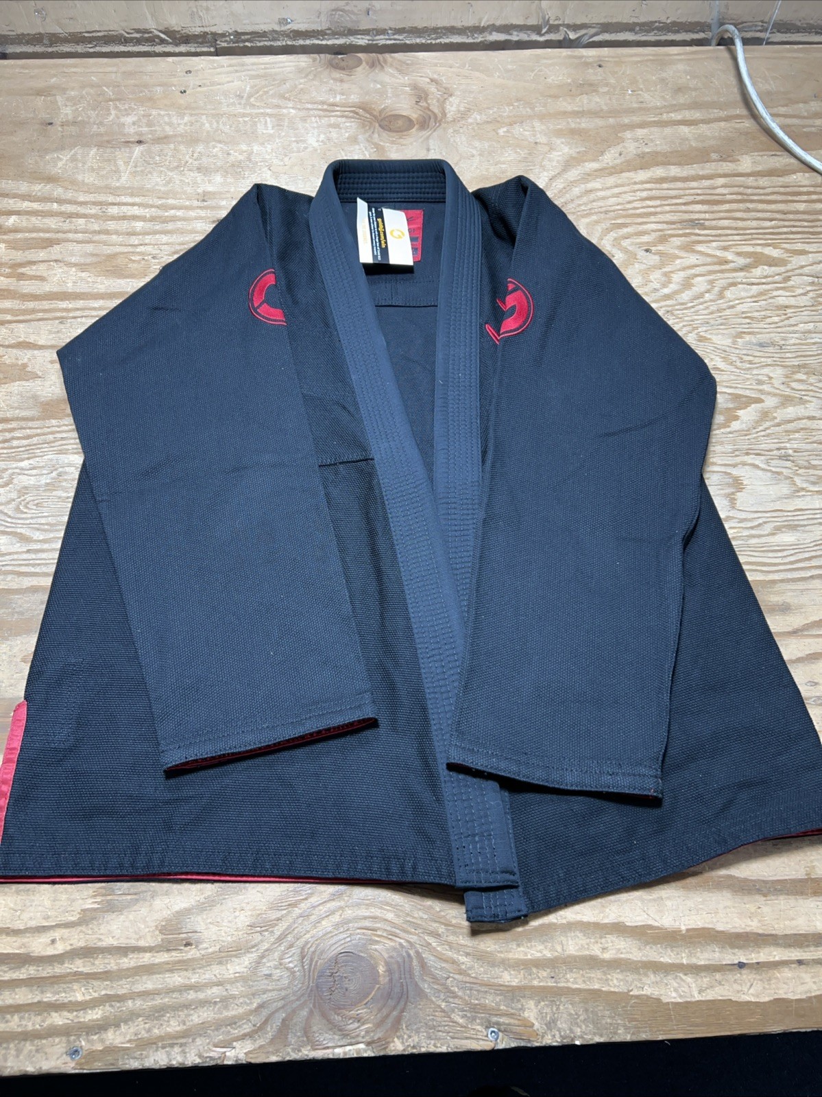 Gold BJJ Comp 380 Gi Lightweight IBJJF (TOP ONLY) Color Black Size A2H