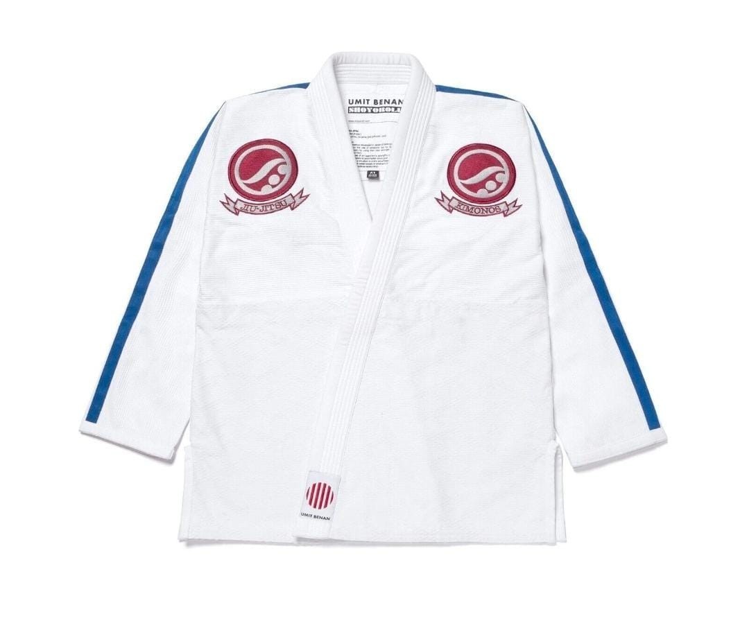 White Shoyoroll 107 Umit Benan V1 jiujitsu bjj gi with bag