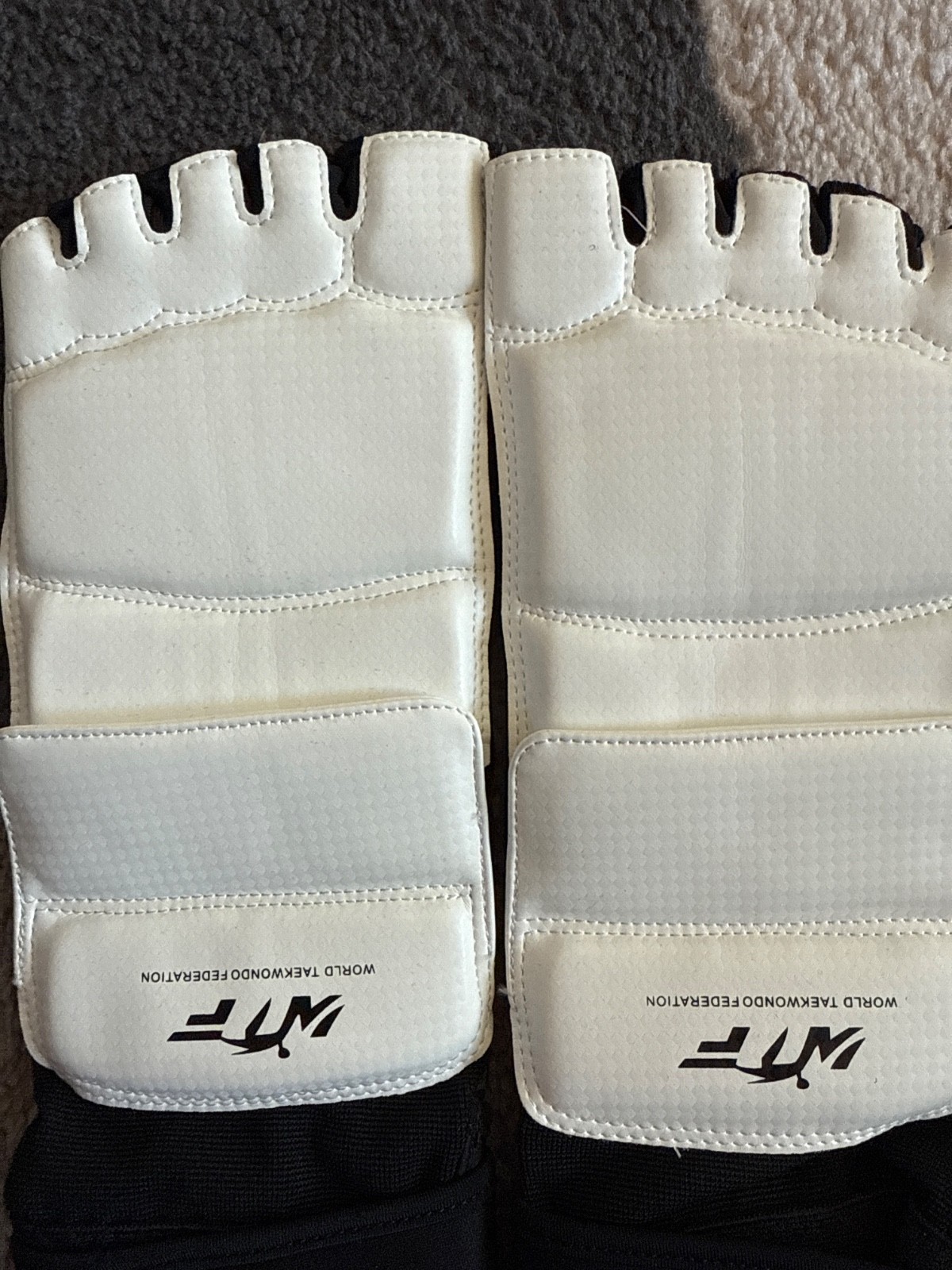 LangRay world taekwondo federation white gloves