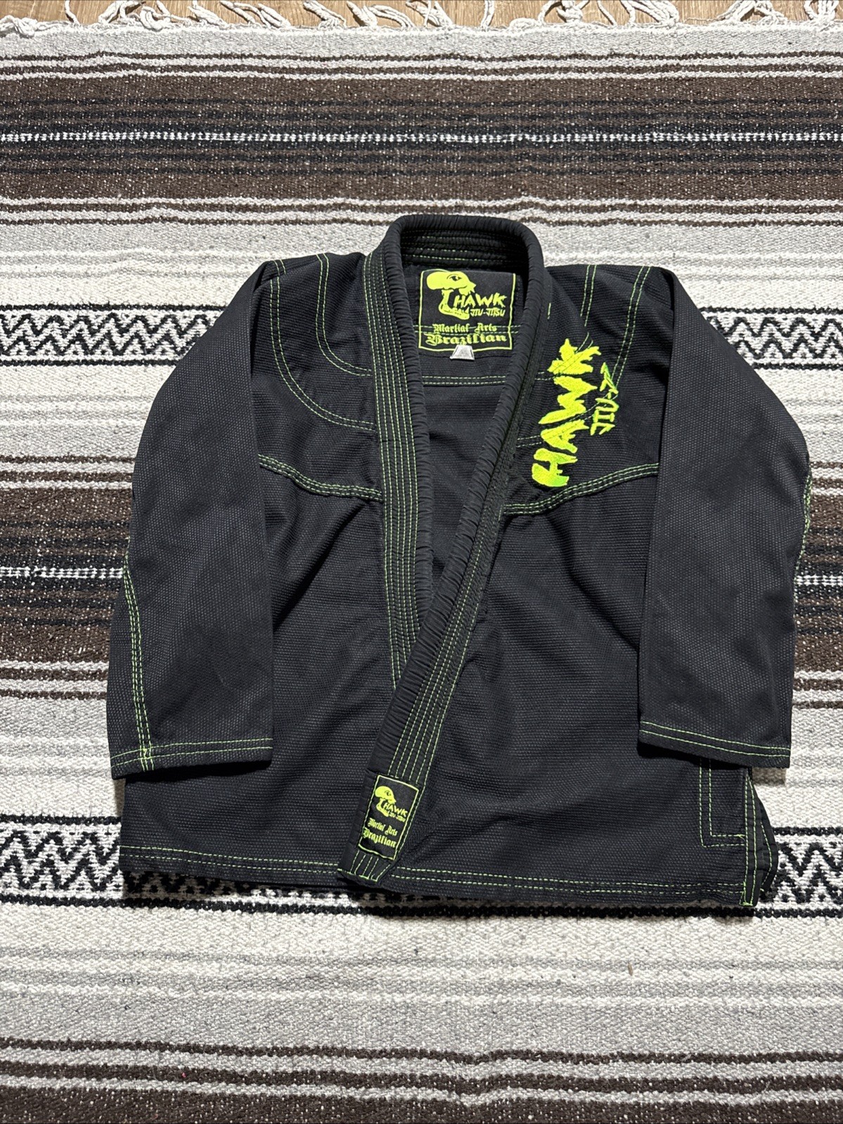 Hawk Sports Brazilian Jiu Jitsu Gi Top Only Youth Size K2