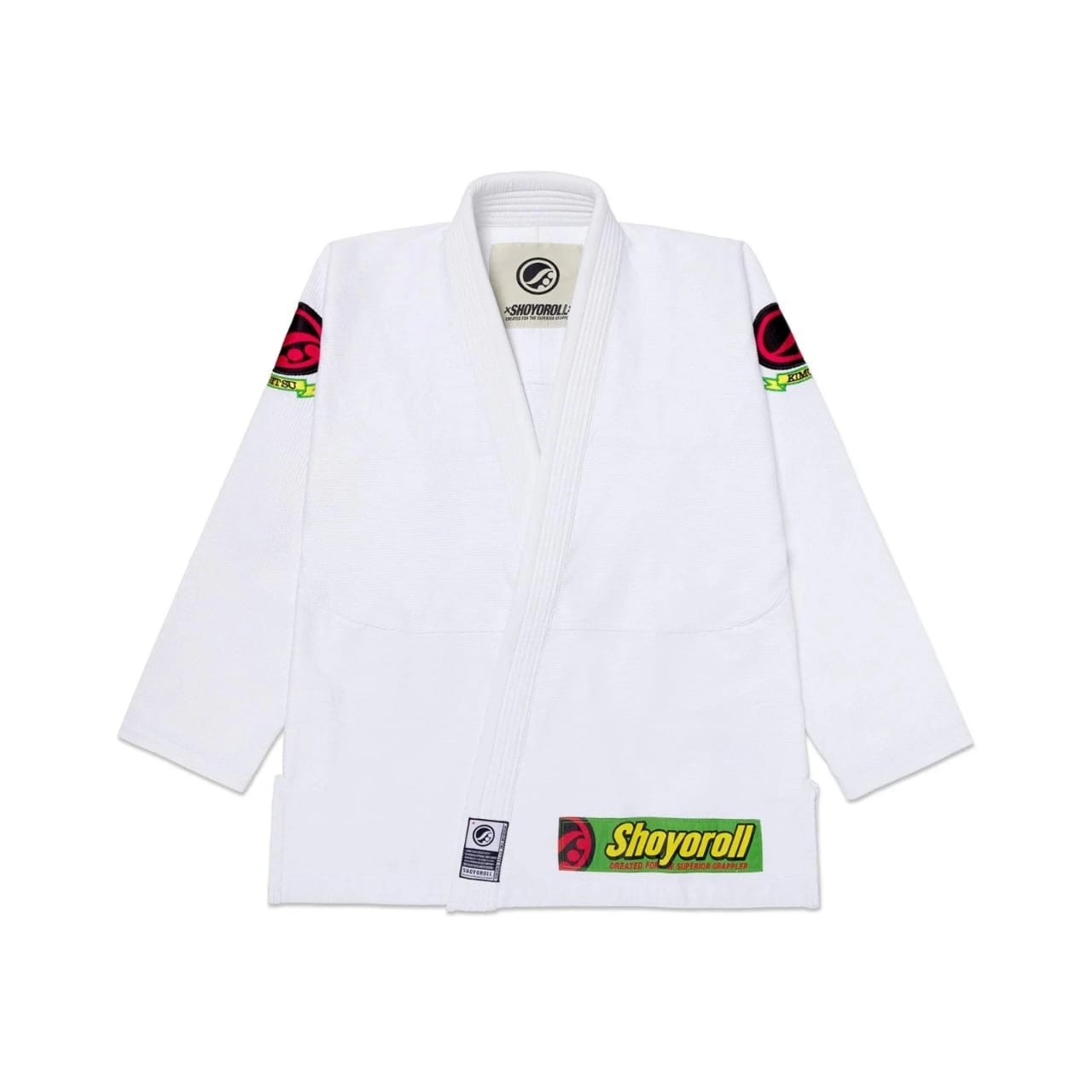 Shoyoroll Rasta Competitor White BJJ Gi 450 GSM JiuJitsu Uniform With Bag