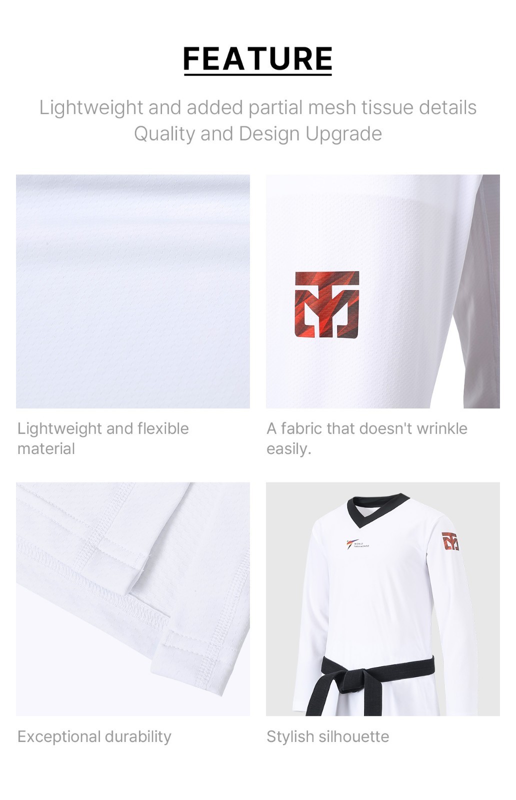 MOOTO EXTERA PRO-3 Kyorugi Uniform WT Taekwondo Olympic Fighter Pro Dobok TKD