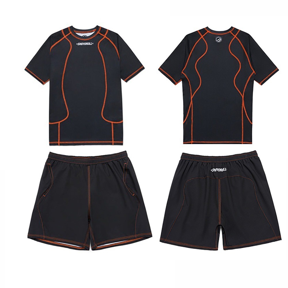 TVT002 Shoyoroll Rash Guard SS And Loos Short Bjj No Gi Uniform Competitor