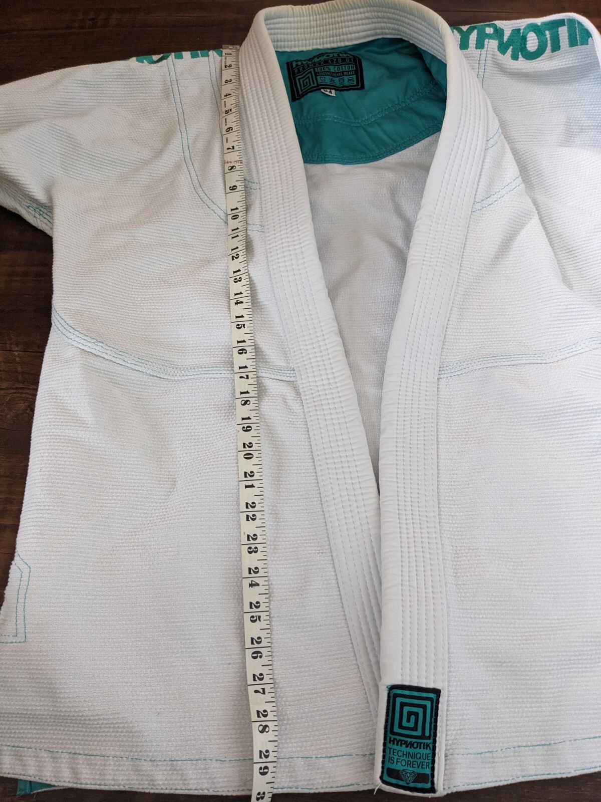 Hypnotik Pro Max 420 GI Jacket Size F4 MMA Top Base Series White Jiu Jitsu