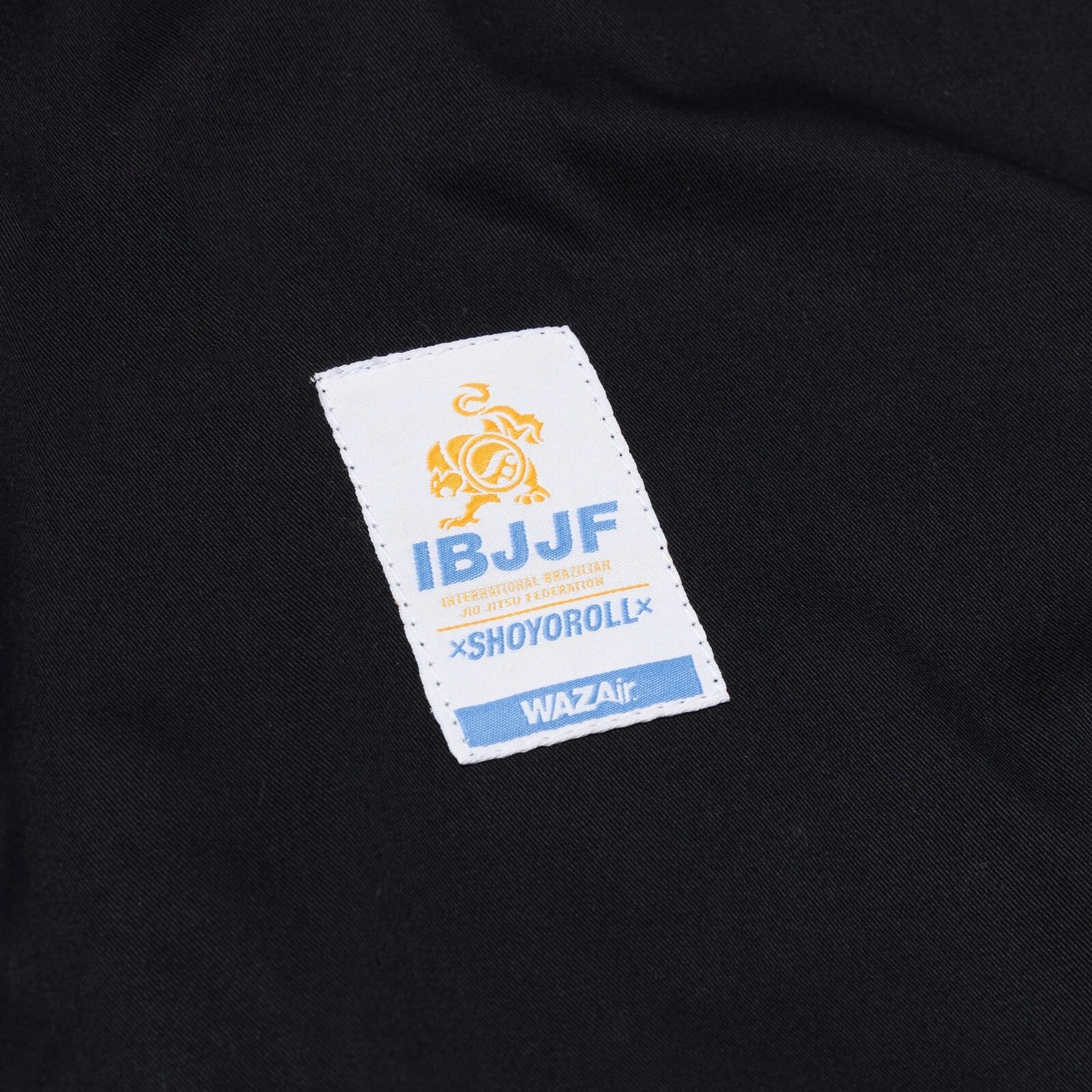 Shoyoroll BJJ Gi IBJJF 2023 . 2024 WAZAir Ultralite Black gi 450 GSM With Bag