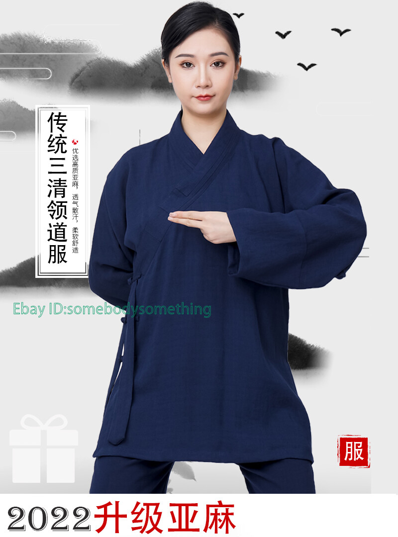 Wudang Taoist Robe Shaolin Kung fu Tai Chi Uniform Martial arts Wing Chun Suit
