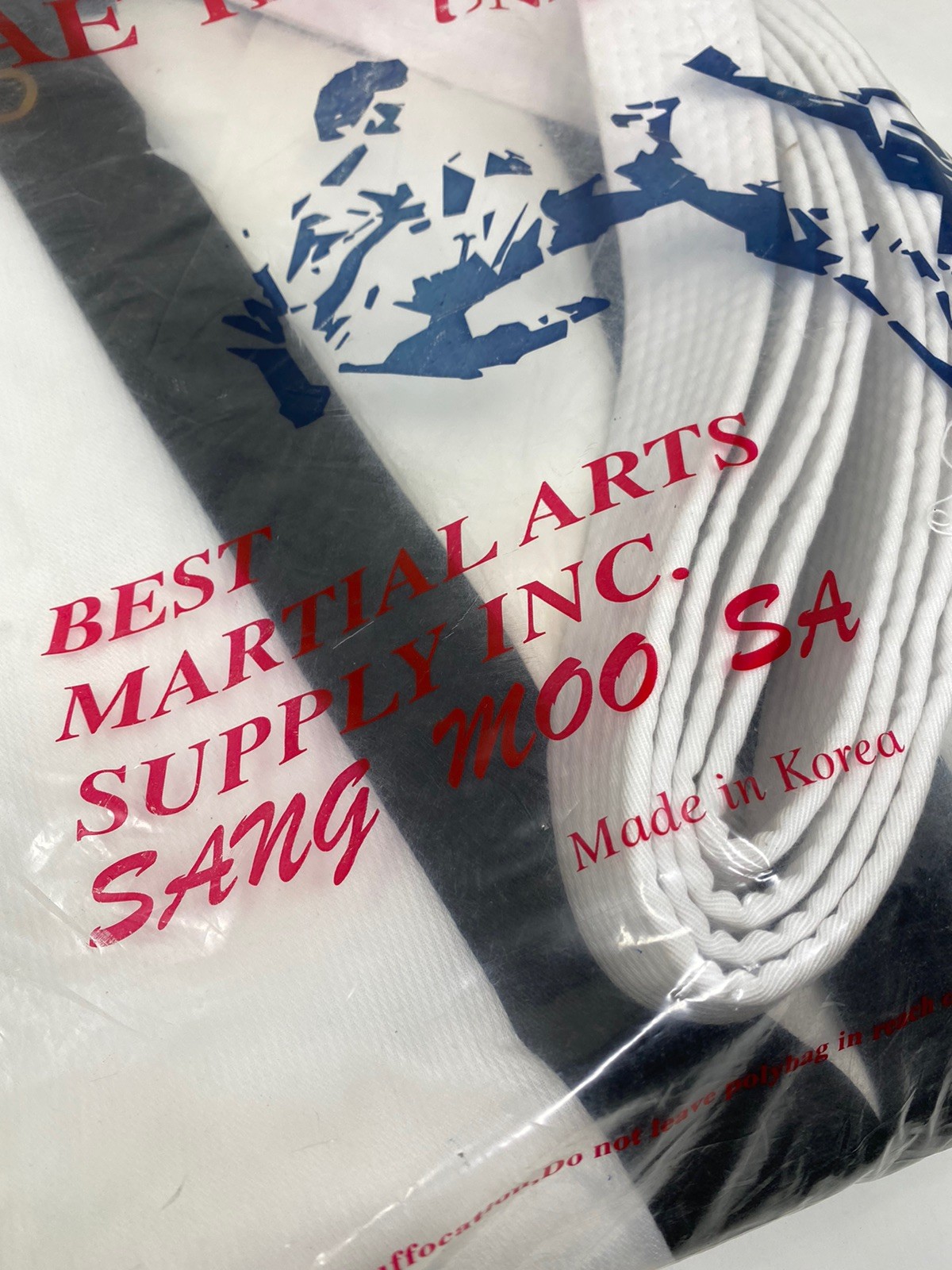 Taekwondo Uniform Set White South Korea US World Class Olympic sz 8 220cm Used