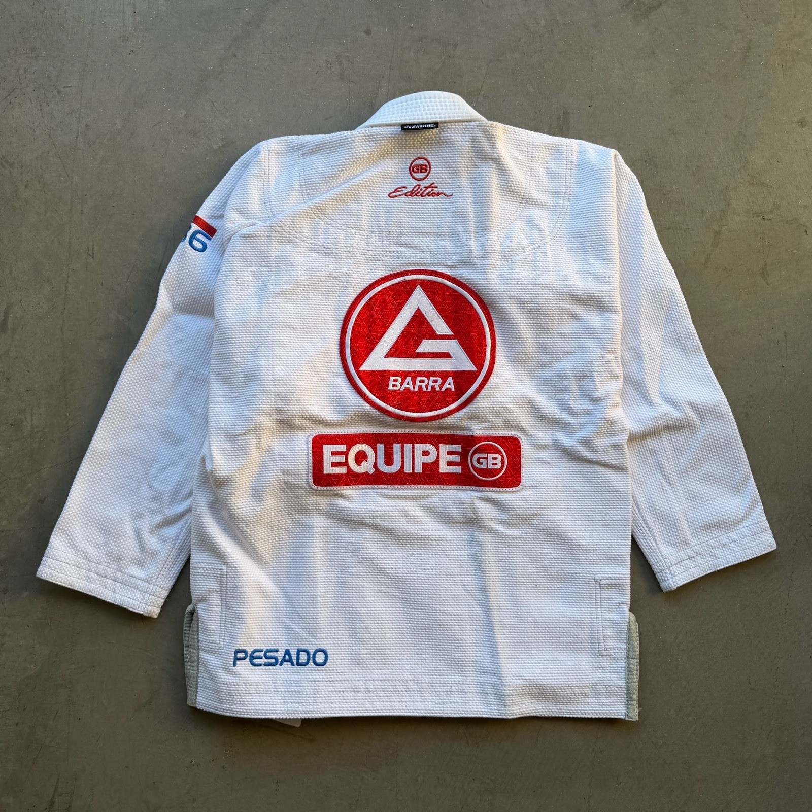 Gracie Barra Jiu Jitsu Gi Mens A1 White Kimono Pesado Set BJJ Top Pants BJJ