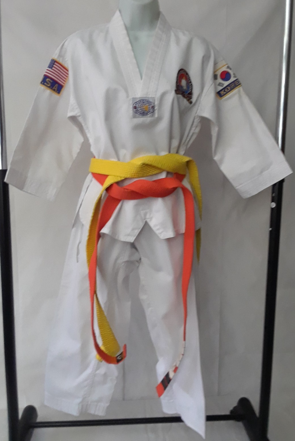 Martial Arts Best Sang Moo Sa Tae Kwon Do Size 1 Uniform Karate Tiger Claw Demo