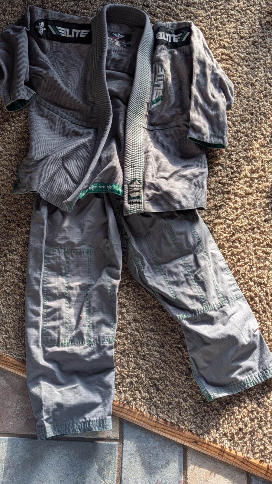 Elite Sports BJJ GI Gray