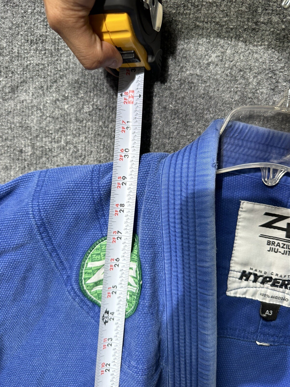 hyperfly Gi Men’s Size A3 BJJ Gi blue Jiu-Jitsu Uniform