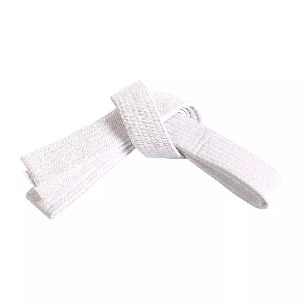 KD Elite Cotton/Poly White Martial Arts Uniform for Karate/Taekwondo – Free Belt