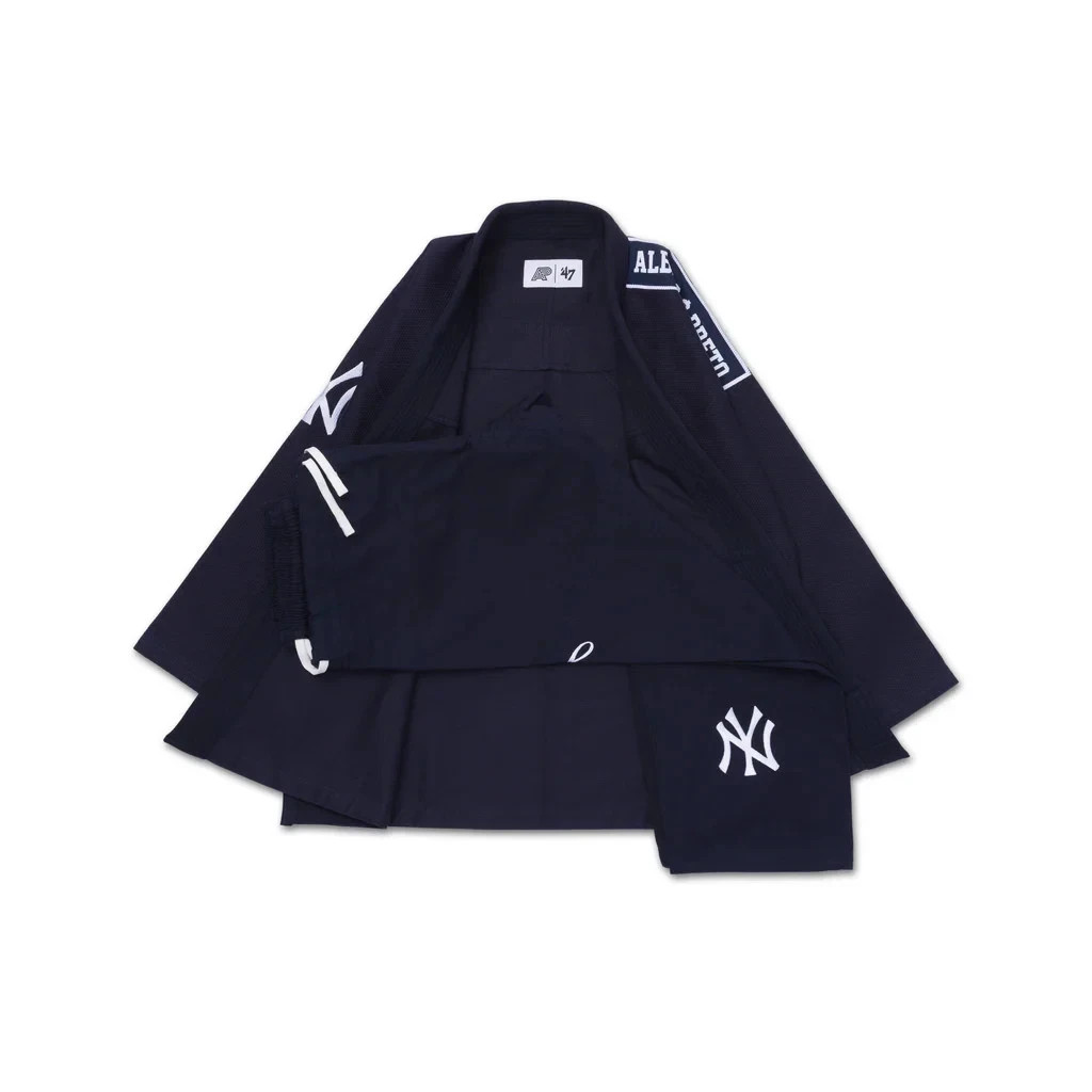 Albino Preto A&P x YANKEES MLB 47 BJJ Gi Navy JIU JITSU BJJ Gi Kimono Uniform