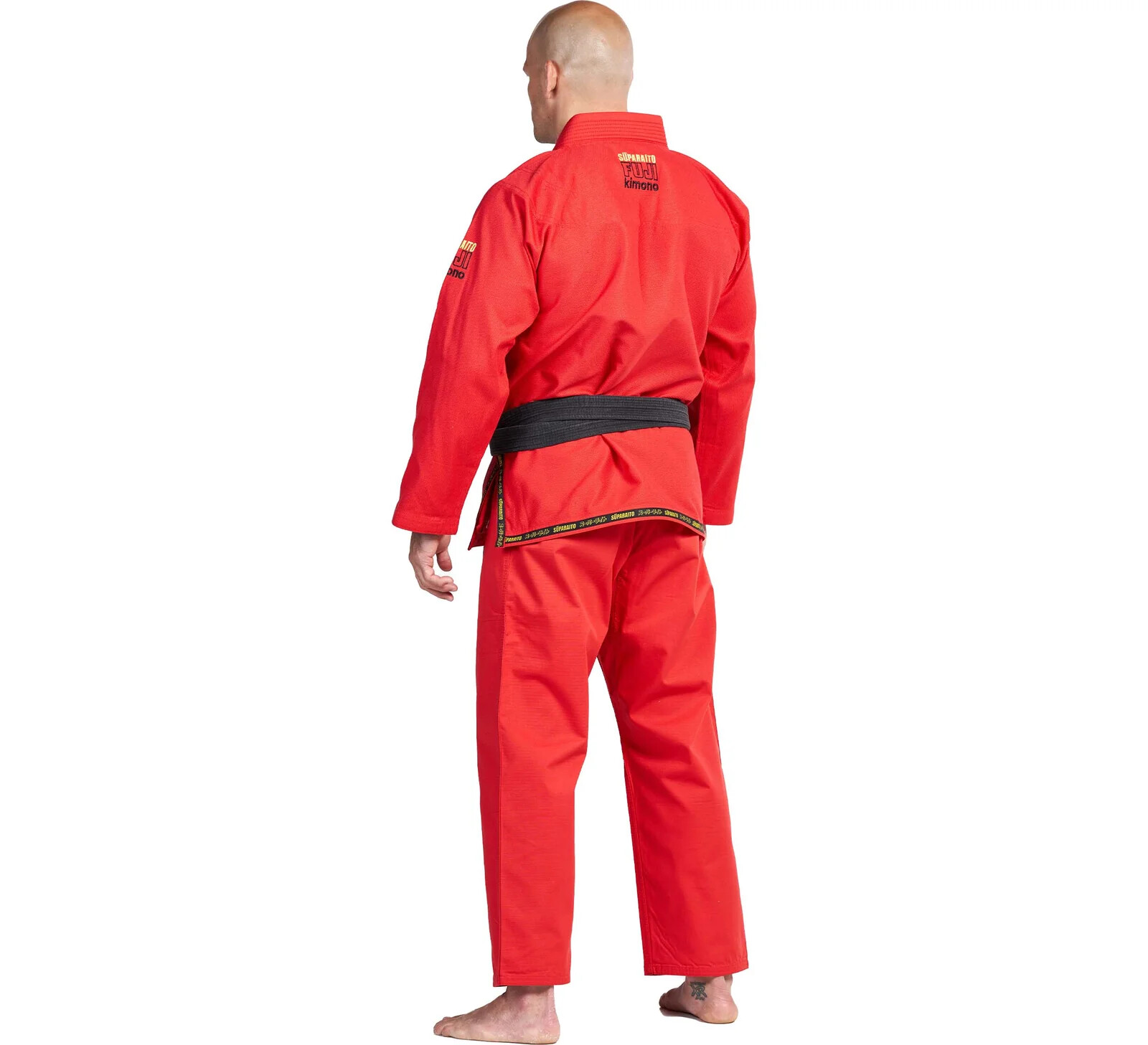 Fuji Suparaito Super Lightweight Mens Brazilian Jiu-Jitsu BJJ Gi – Red / Gold