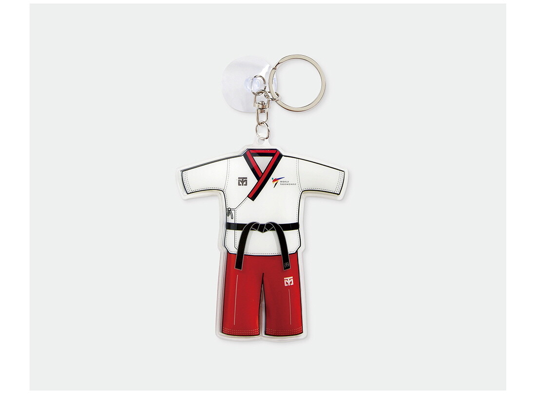 MOOTO Poomsae Uniform Key Chain Martial Arts Accessory Keyring Key Holder