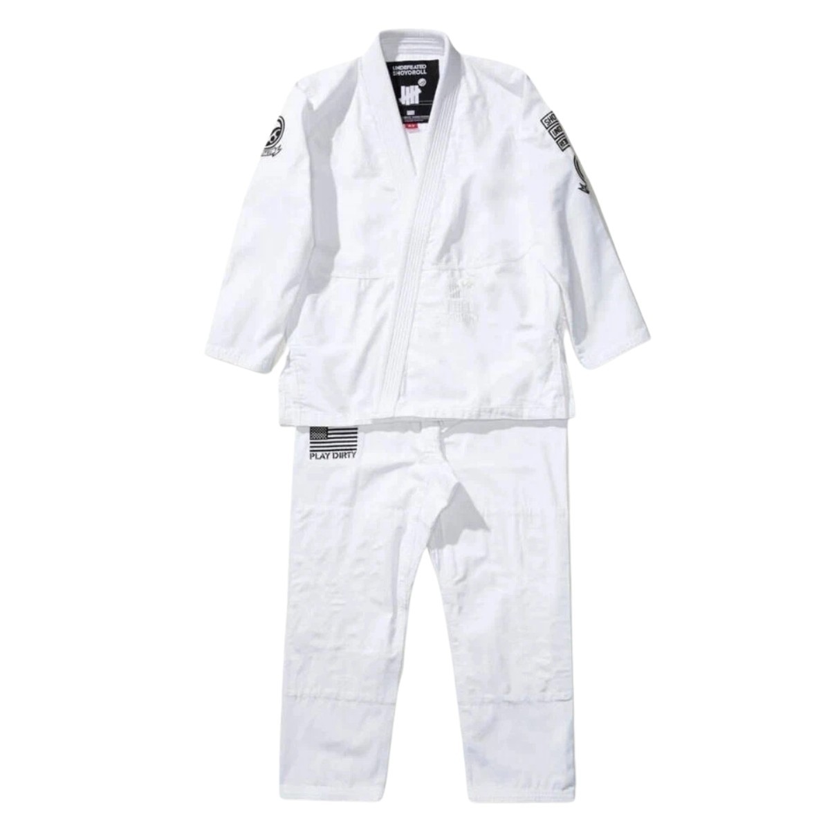 New Shoyoroll Batch 61 Undefeated V2 White BJJ Gi Uniform 450 gsm Jiu Jitsu Suit