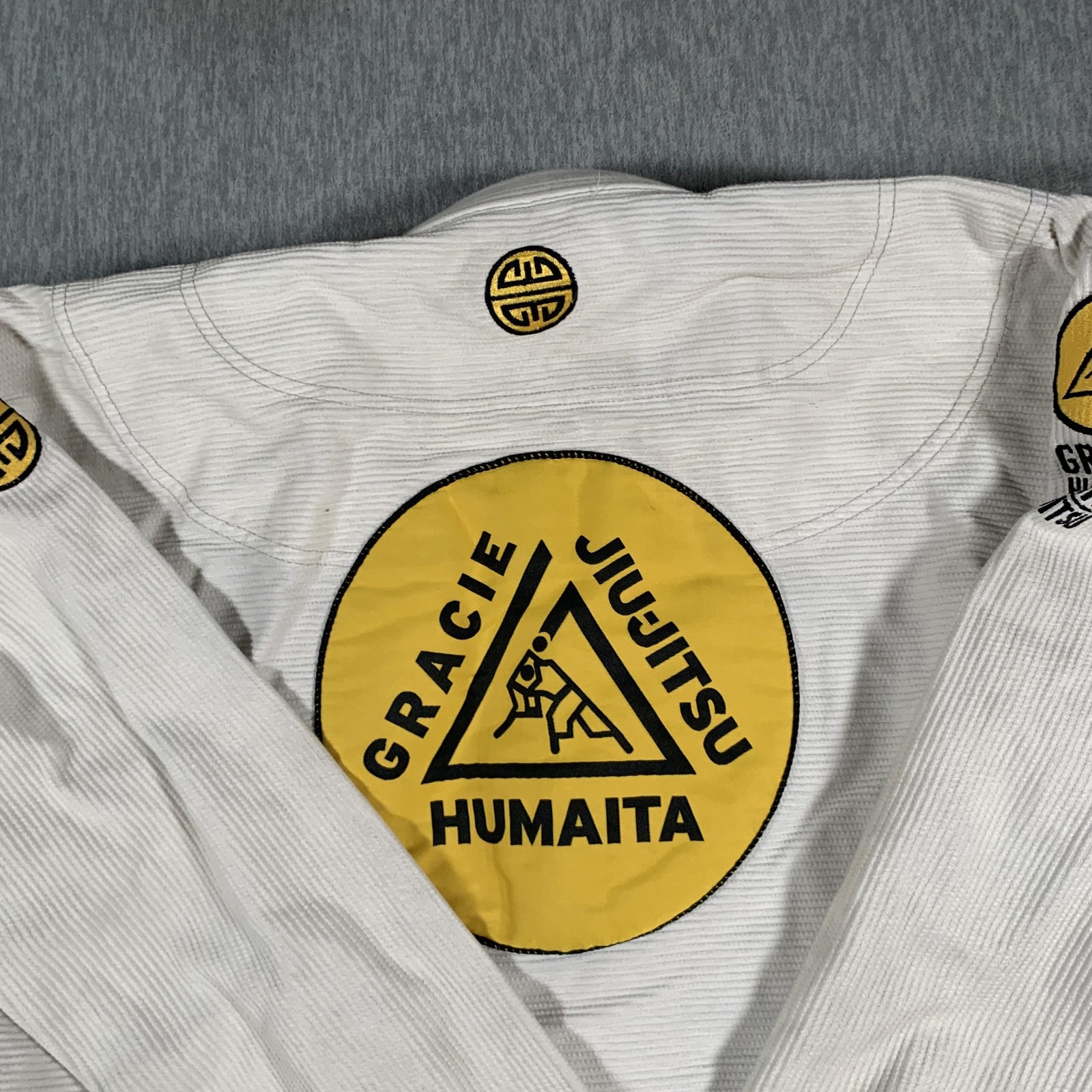 Gracie Humaita Maeda BJJ Gi Jacket Kimono Top Adult A1L White Jiu Jitsu Uniform