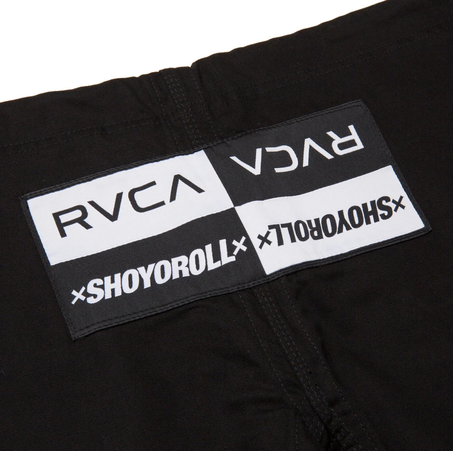 Men’s Shoyoroll BJJ Kimono Batch RVCA x Roots GI 450 GSM Uniform Black With Bag