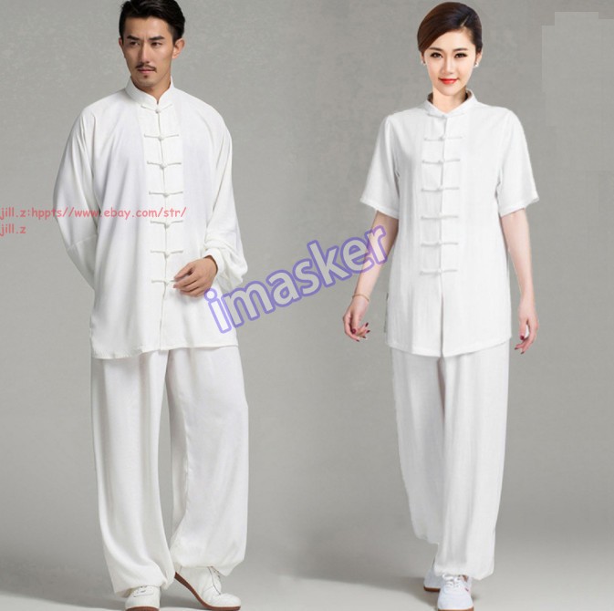 Unisex Chinese Tai Chi Clothing Kung Fu Wushu Martial Arts Suit Exercise Uniform