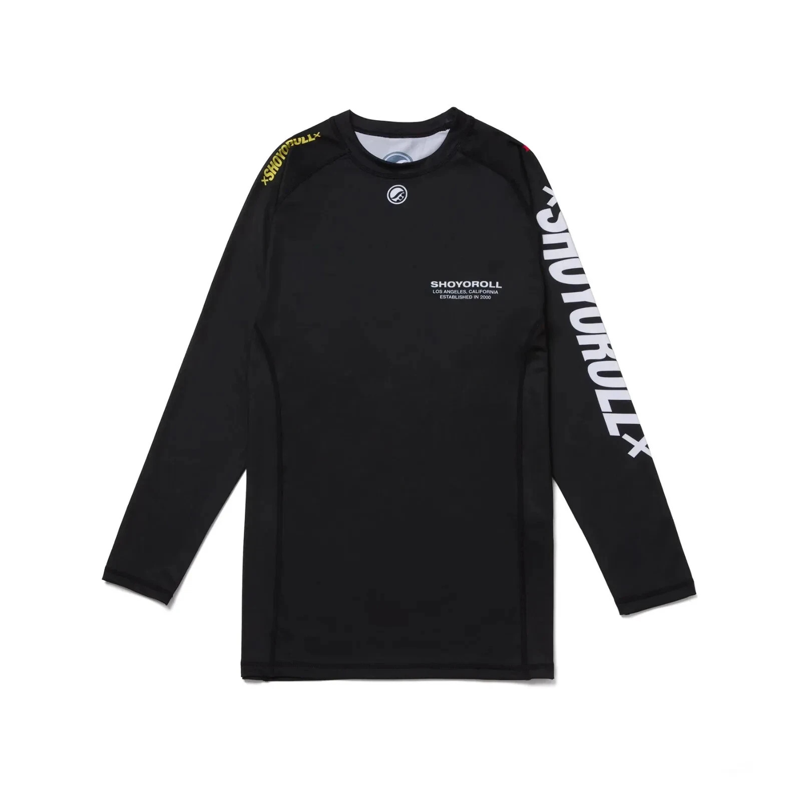 Shoyoroll Brazil Kimono V1 Rash Guard LS And V1 Fitted Shorts (Black)