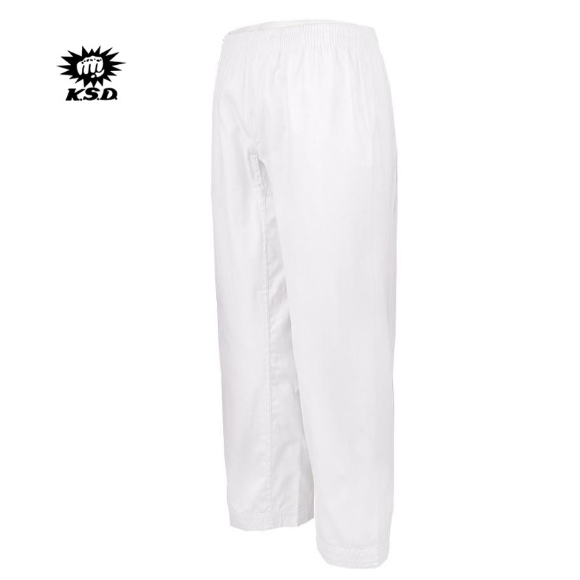 KSD Light Weight Uniform Dobok Gi Combat Pants Elastic Waist Taekwondo Karate