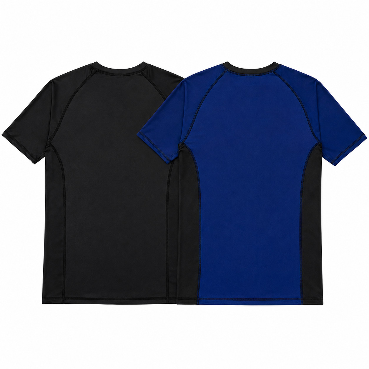 Pack of 2 Shoyoroll Batch 136 Competitor Retro Rash Guard Blue Black