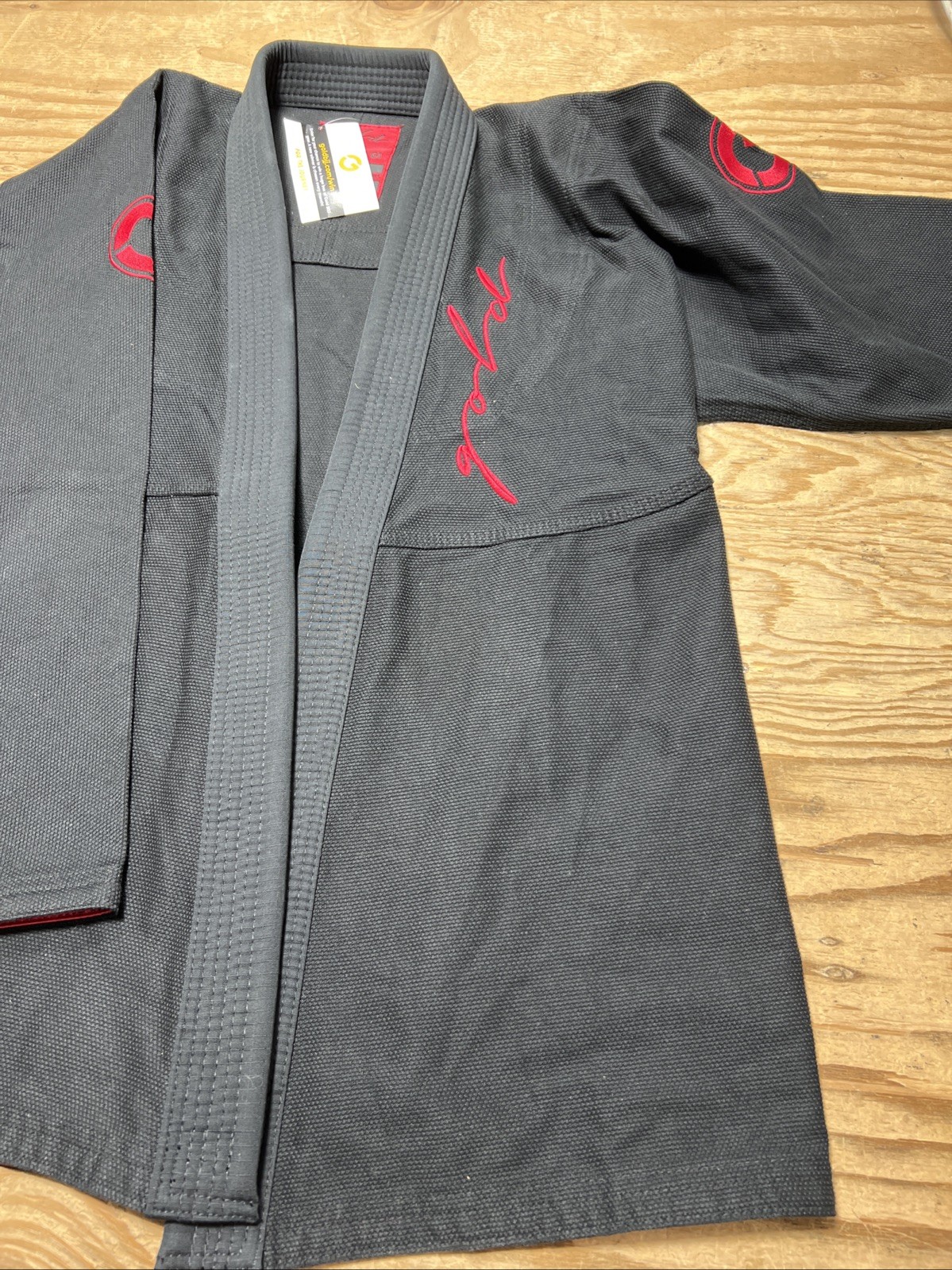 Gold BJJ Comp 380 Gi Lightweight IBJJF (TOP ONLY) Color Black Size A2H