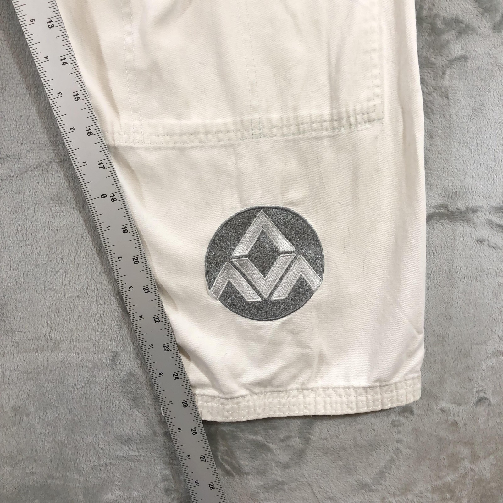 Alavanca BJJ Gi Pants Mens A3 Large White Jiu Jitsu Uniform Training Trousers