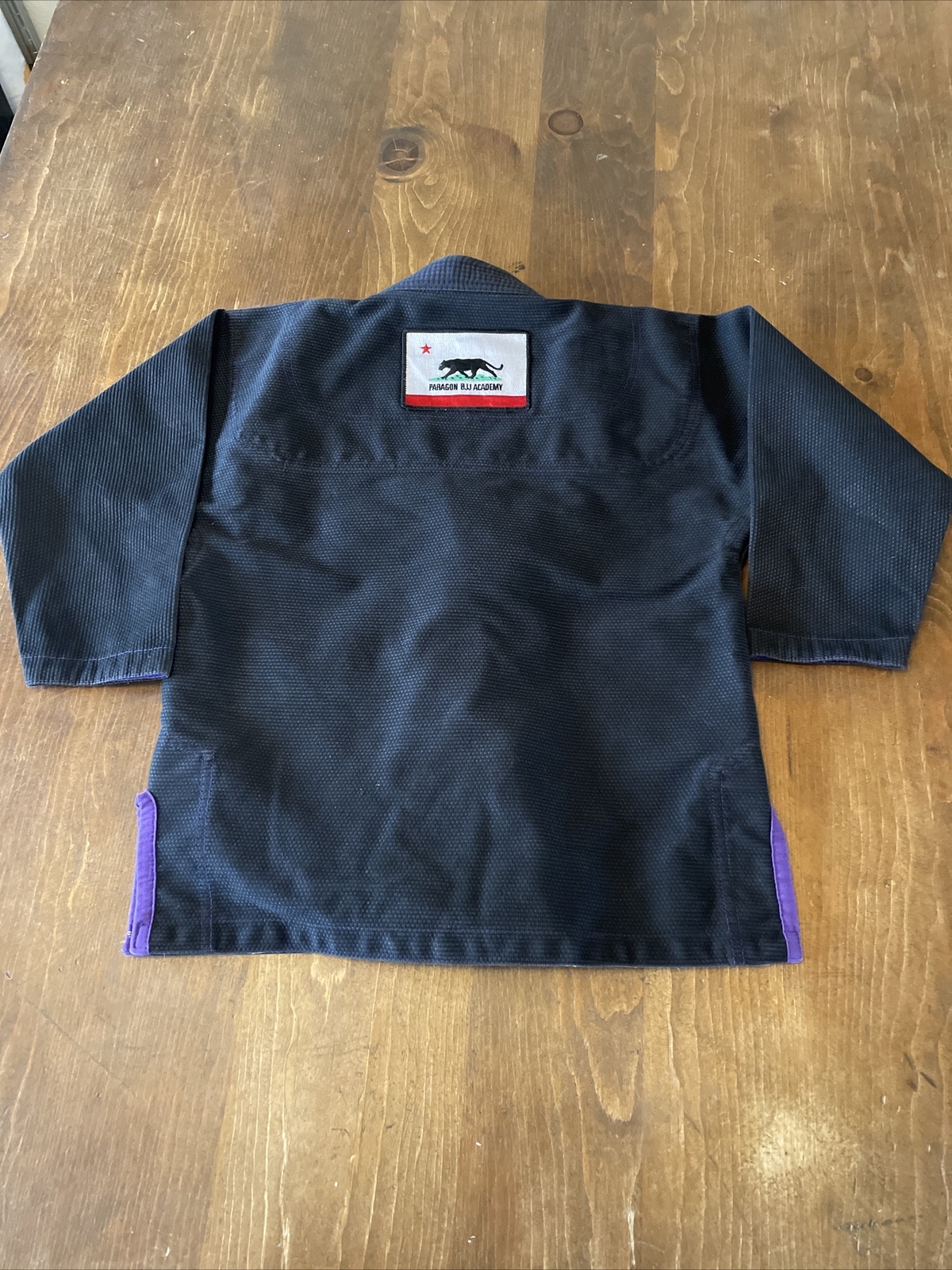 ELITE Jiu-jitsu Gi Youth Size C1 Black BJJ Uniform Coat Top Kids Purple MMA