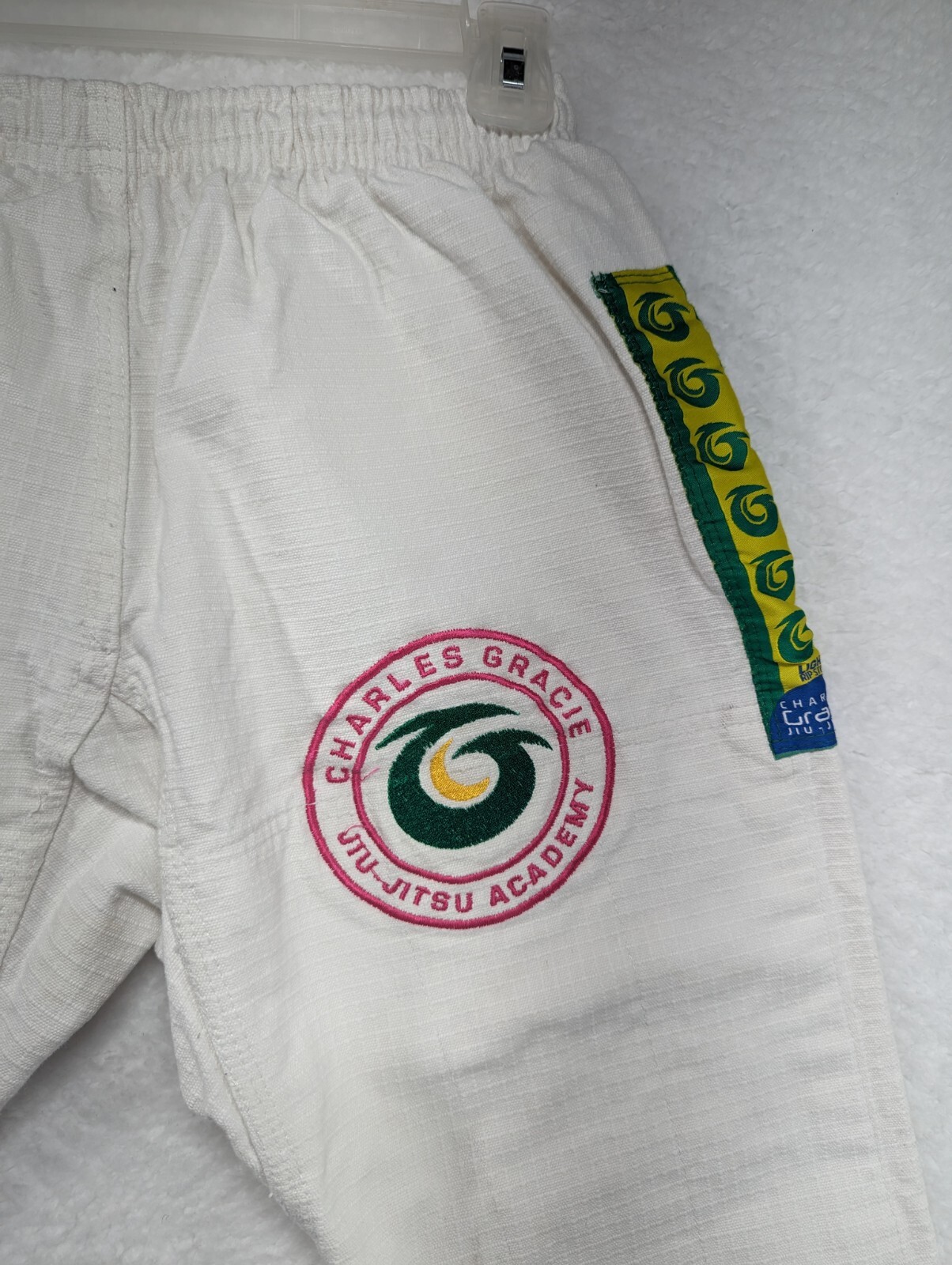 Gracie Jiu Jitsu Pants Youth M00 White