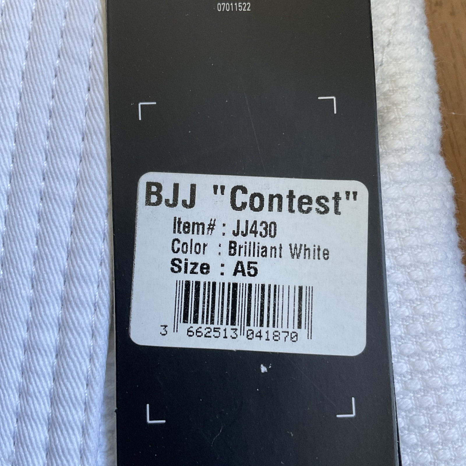 adidas Gi Bjj Size A5 Contest 100% Cotton