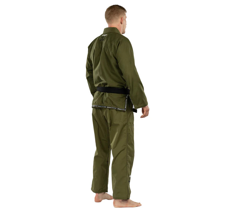 Fuji Suparaito Jiu Jitsu Gi Sz A2 BJJ Lightweight Green Khaki