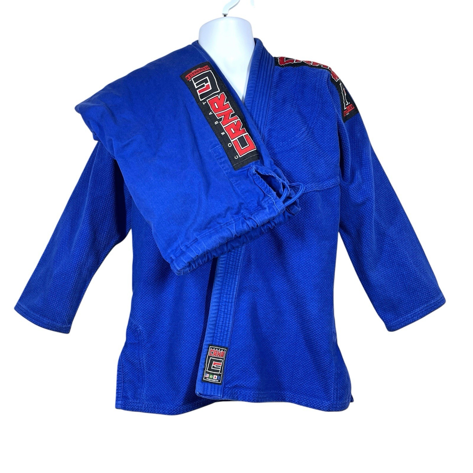 Combat Corner CRNA Eco Series V3.0 Full Uniform Set Size A1 Blue BJJ GI