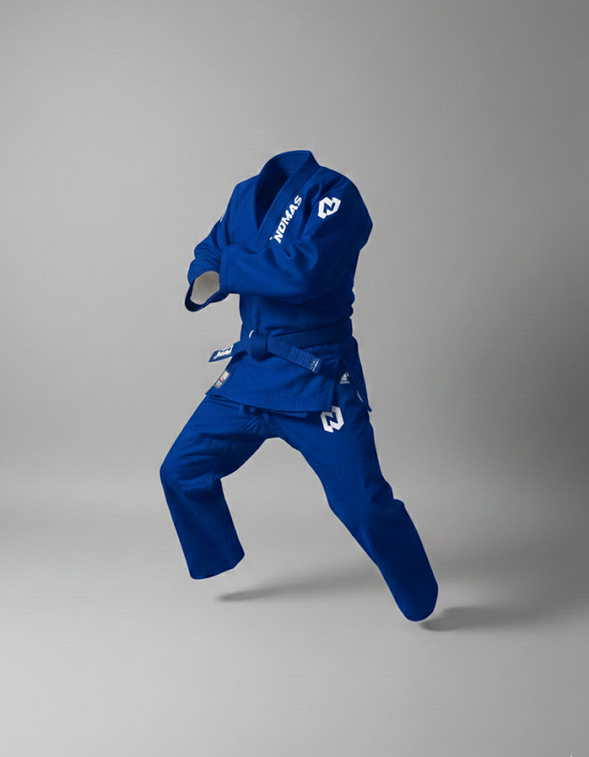 Brazilian Jiu Jitsu BJJ Gi Kimono 350gsm 10oz Rip Stop Pants Blue A1-A4 NOMAS