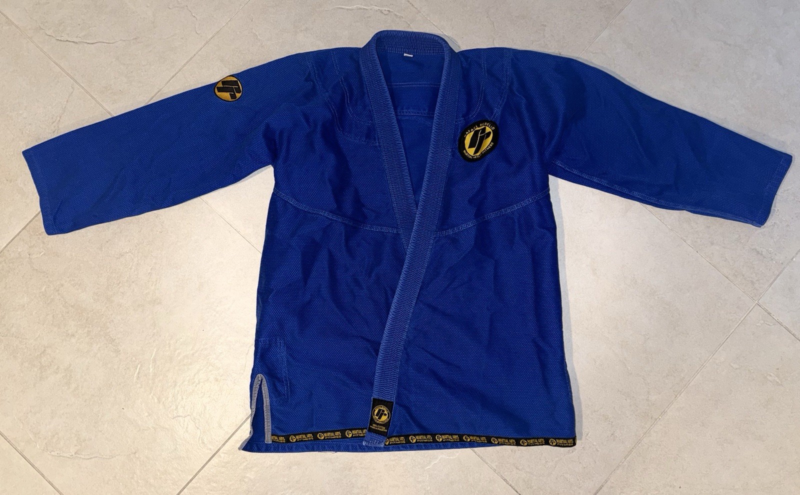 Rafael Rebello Blue Jiu-Jitsu Gi Uniform Set A4 Adult Unisex Jacket & Pants