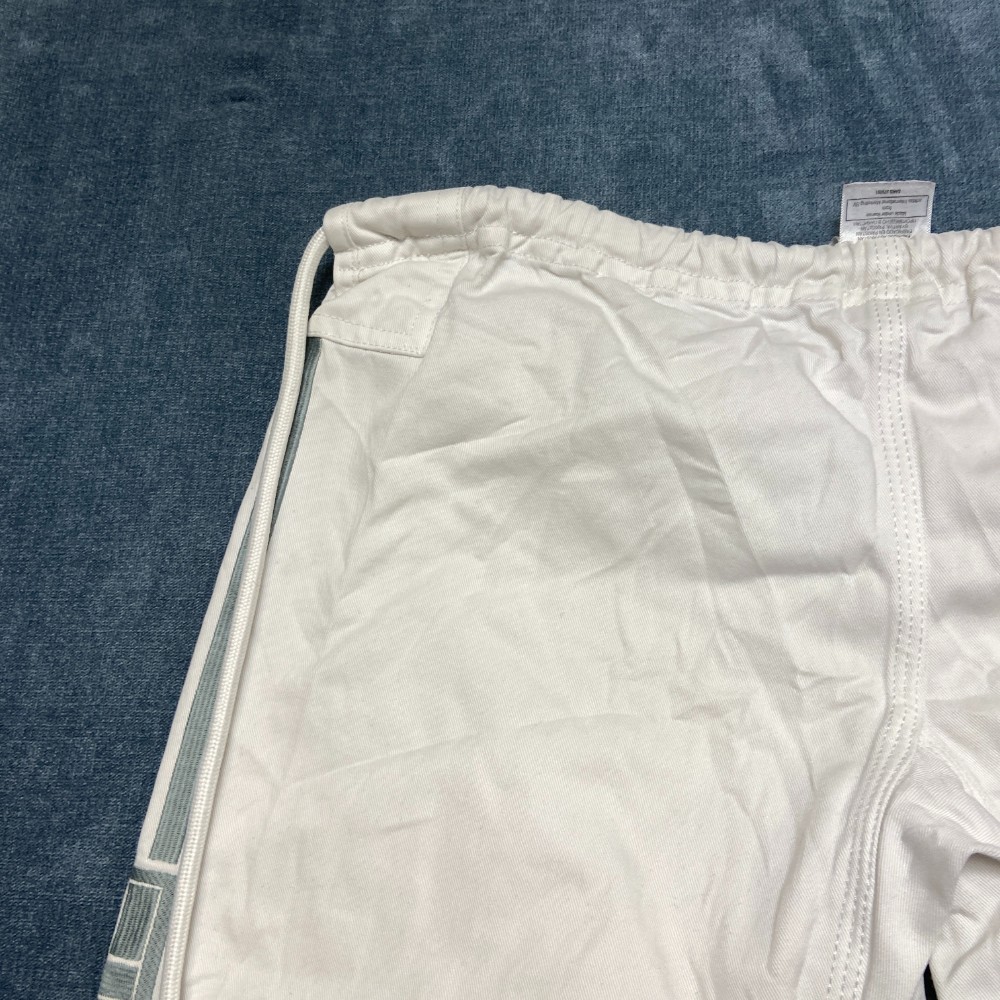 Adidas Dojo Leo Vieira Jiu Jitsu Gi Pants Mens M2 White Martial Arts Drawstring
