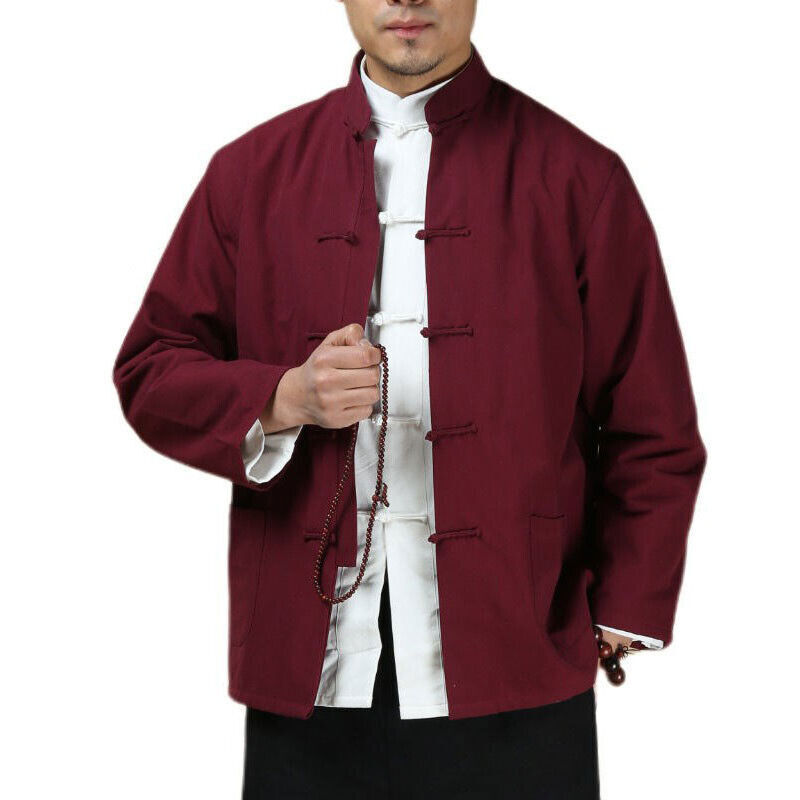 Bruce Lee Kung Fu Wingchun Coat Jacket Martial Arts Taichi Uniform Men Tang Suit