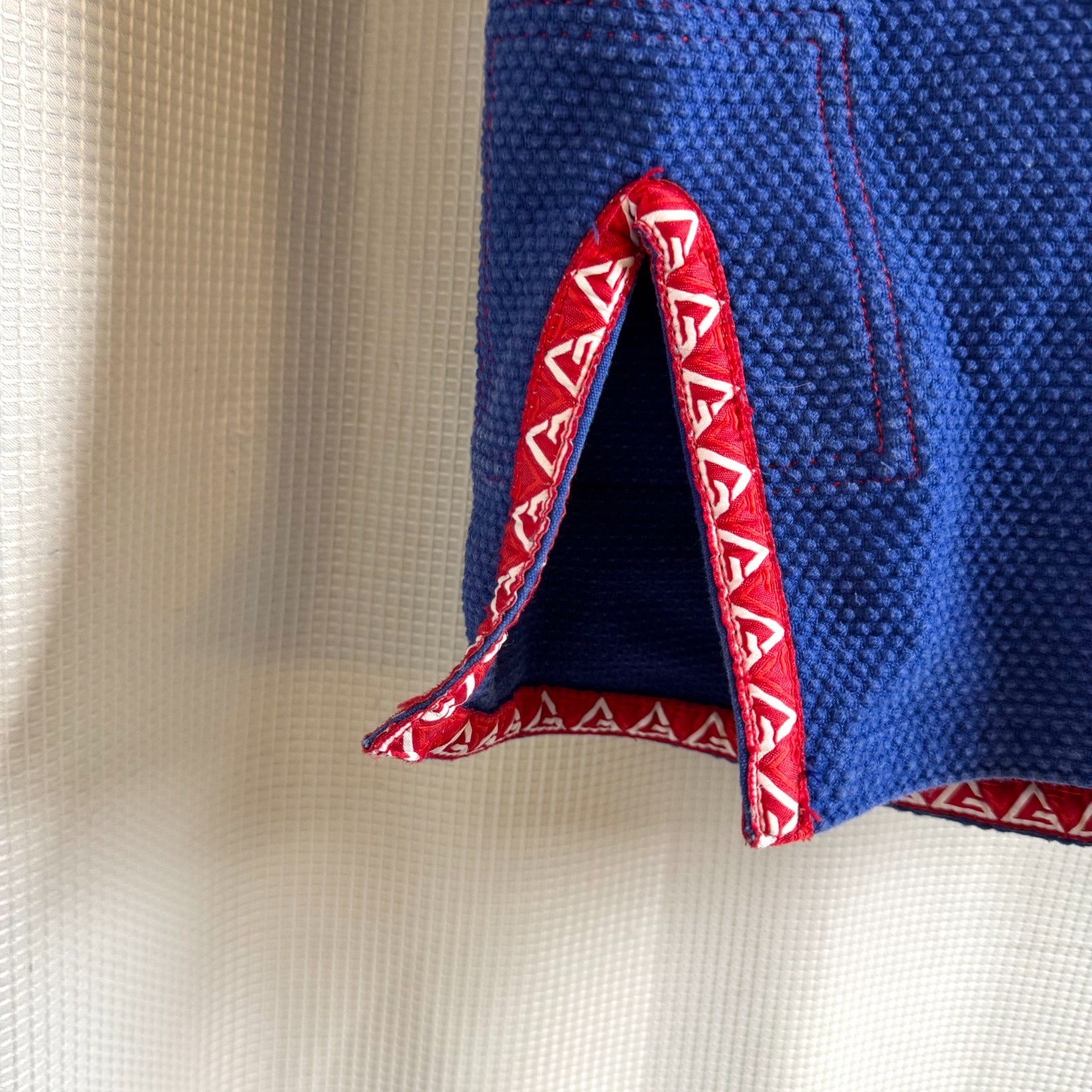 Gracie Barra Gi Jiu Jitsu Kimono Size A2 Blue Equipe Storm 100% Cotton GB MMA