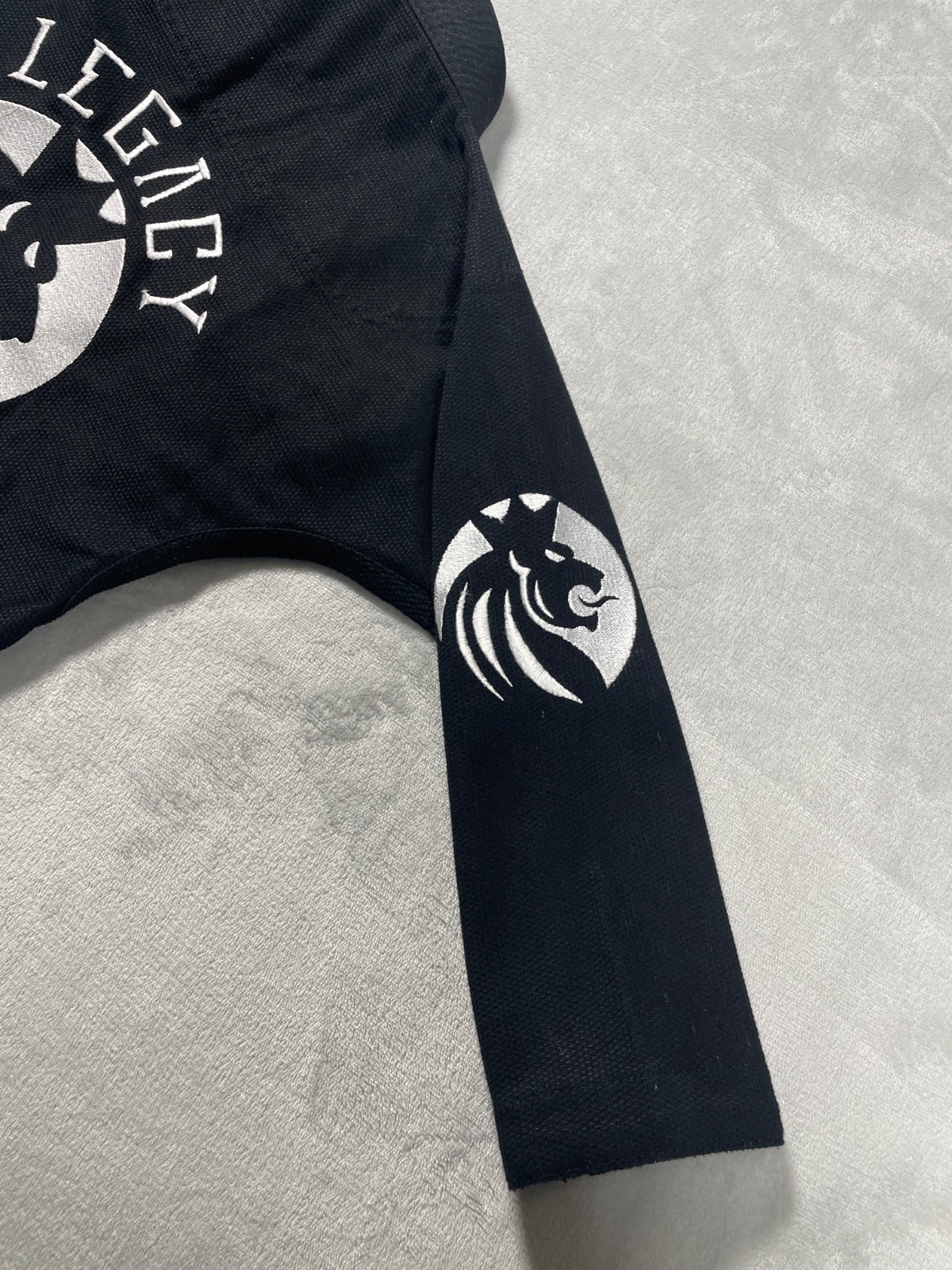 Legacy Brazilian Jiu Jitsu Gi Jacket Kids M-00 Black BJJ Kimono Top Logo