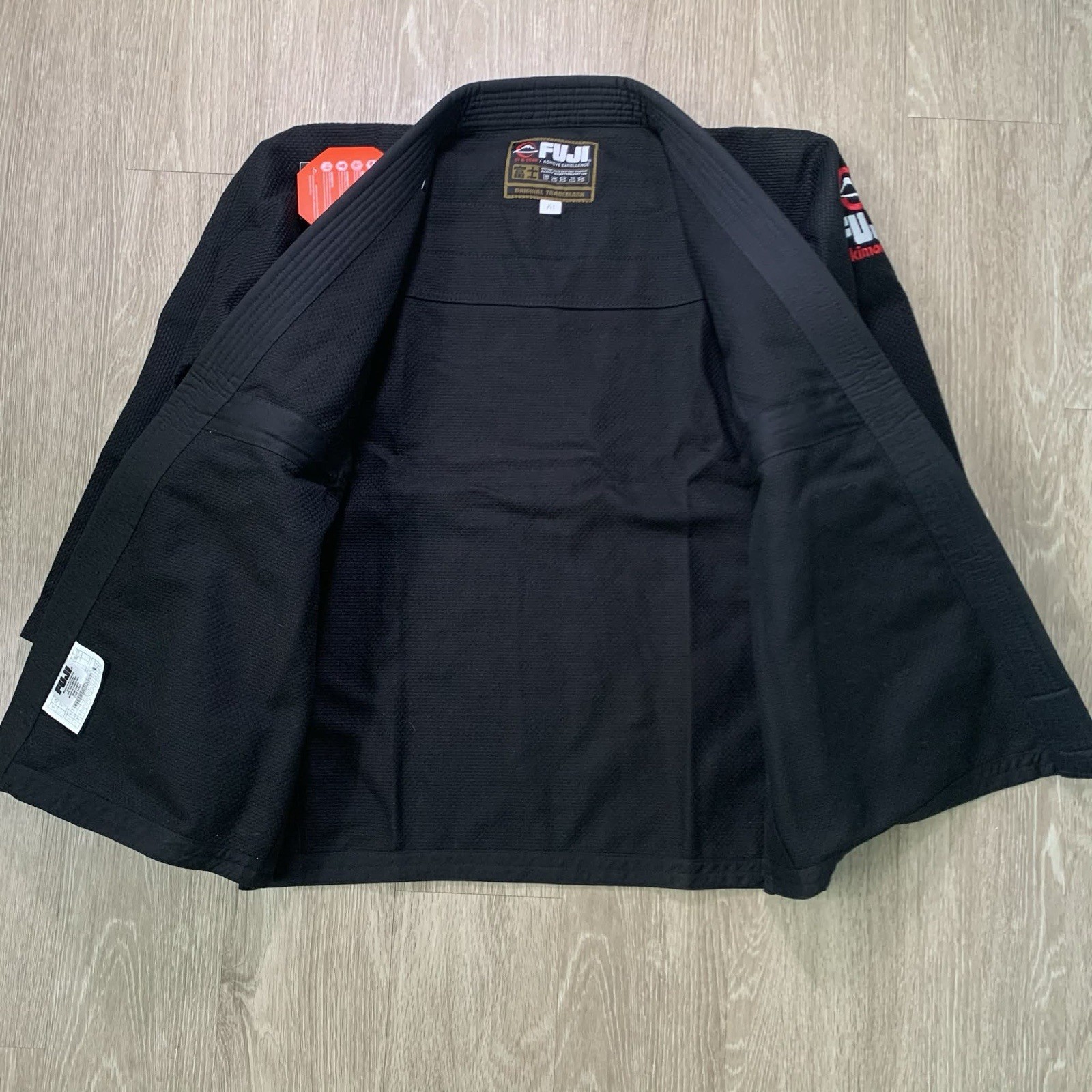 Fuji Sports All Around Mens Brazilian Jiu Jitsu Gi BJJ – Black Top & Bottoms